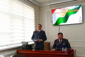 Чорабинии тантанавӣ ба муносибати ҷашни «Рӯзи кормандони милитсия»