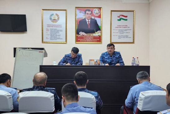 Бурдани корҳои иттилоотию фамондадиҳӣ дар байни кормандони ХШБ РВКД дар вилояти Суғд