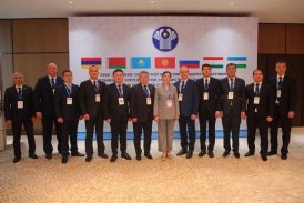 Иштирок дар ҷаласаи Комиссияи муштараки давлатҳои иштирокчии Созишнома дар бораи ҳамкории кишварҳои ИДМ дар мубориза бо муҳоҷирати ғайриқонунӣ дар Самарқанд